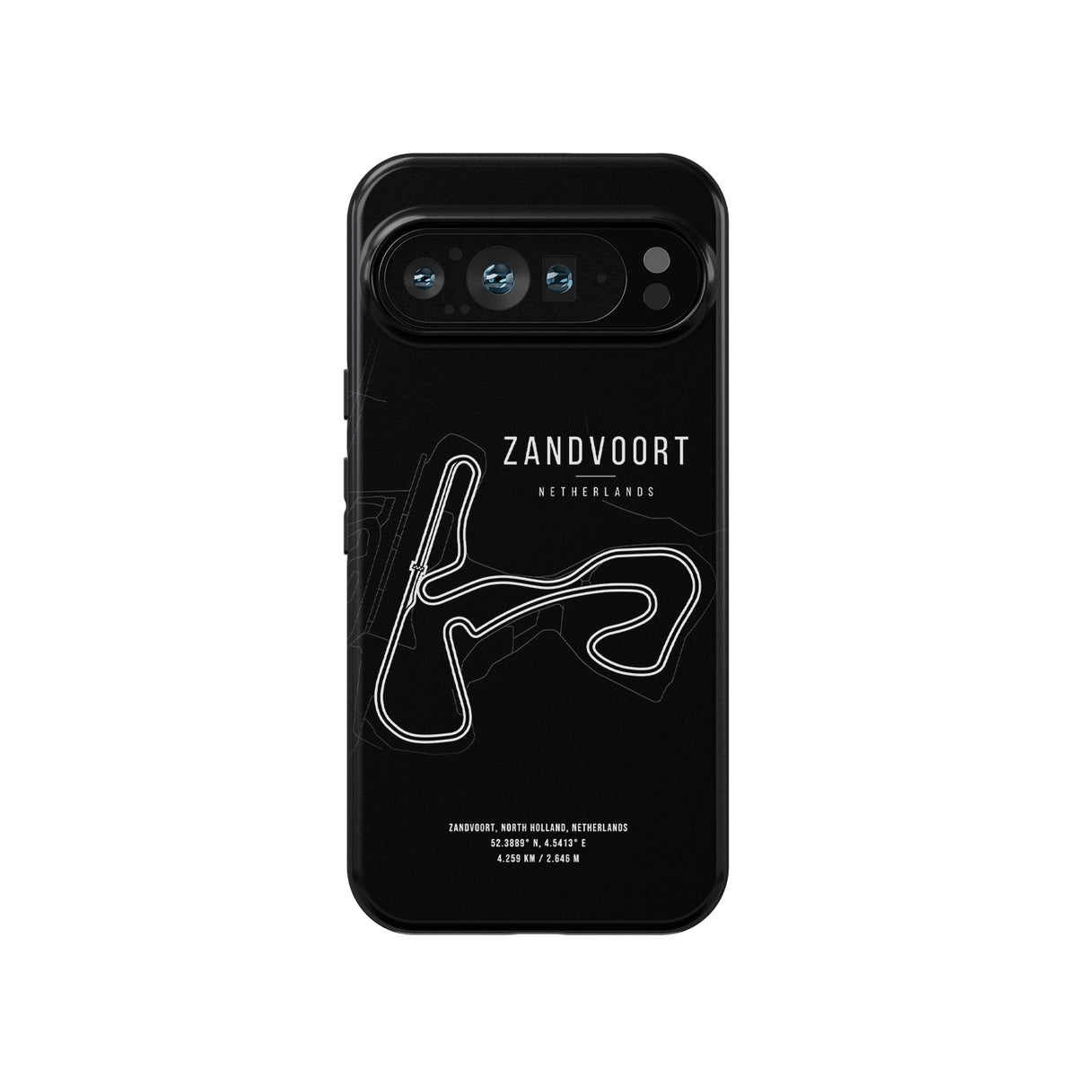 Zandvoort F1 Track Map Google Phone Case
