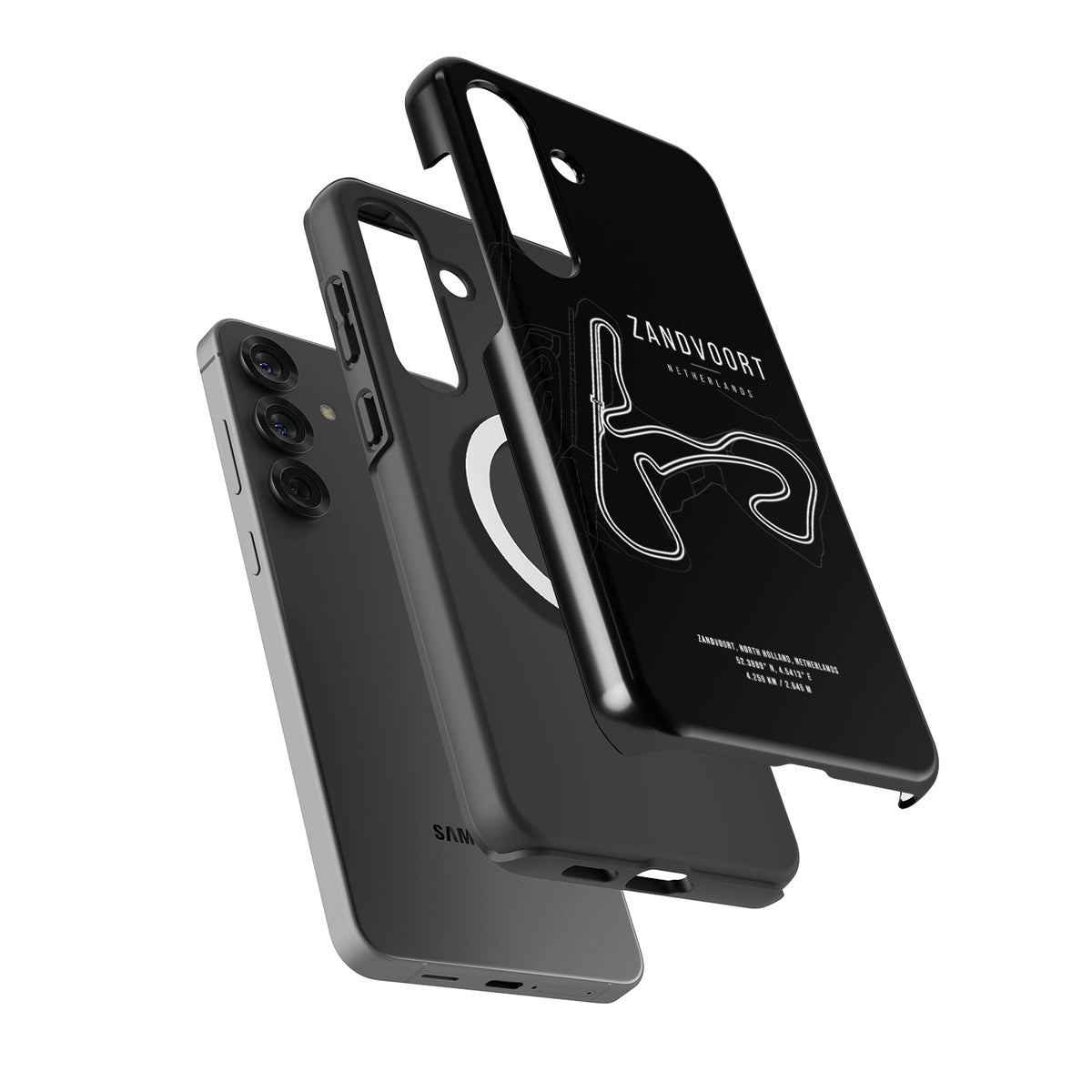 Zandvoort F1 Track Map Samsung Phone Case