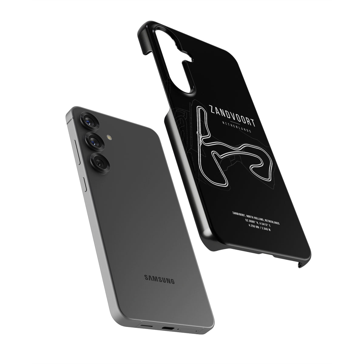 Zandvoort F1 Track Map Samsung Phone Case