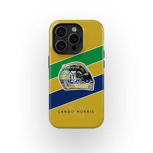 Lando Norris 2024 Monaco Grand Prix Helmet iPhone Case – F1 Fan Essential