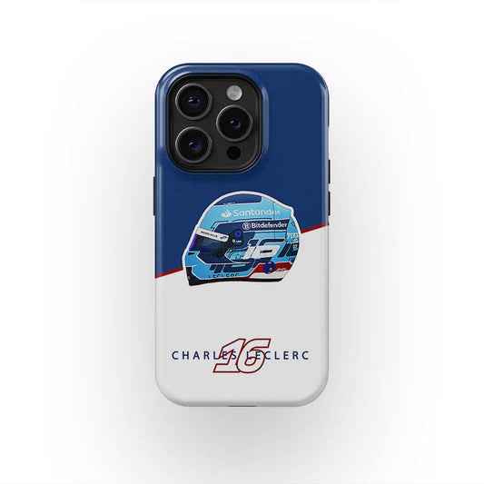 Charles Leclerc Miami Grand Prix 2024 Helmet iPhone Case