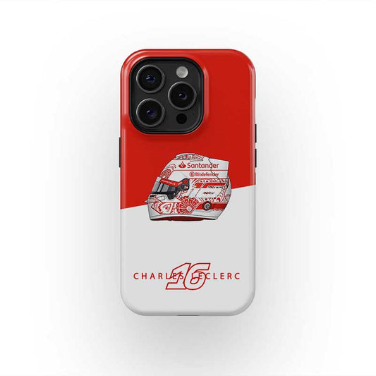 Charles Leclerc Mexico 2024 F1 "Día De Los Muertos" Helmet iPhone Case