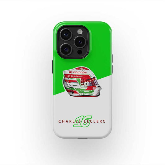 Charles Leclerc 2024 Italian Grand Prix Helmet iPhone Case – Ferrari Edition