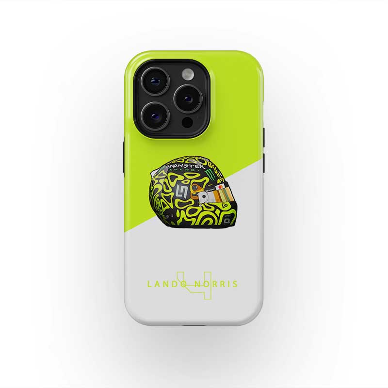 Lando Norris Las Vegas 2024 F1 Helmet iPhone Case – Exclusive for F1 Fans