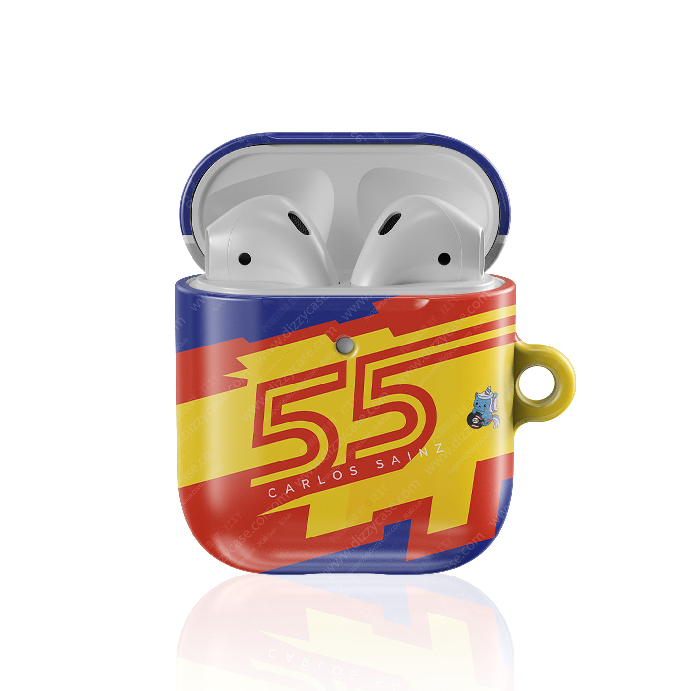 Carlos Sainz #55 2025 Helmet Livery AirPods Case | DIZZY CASE