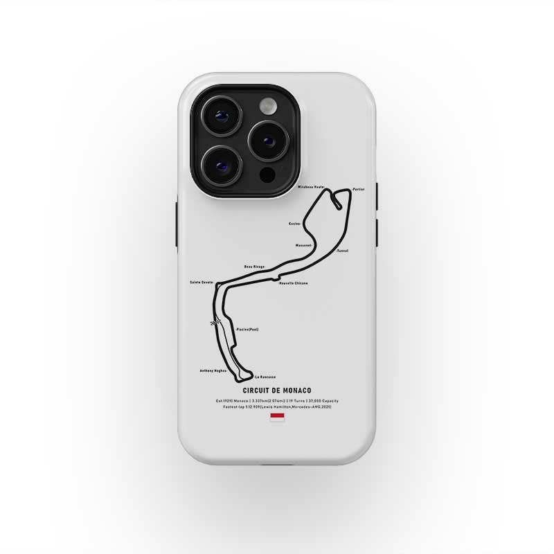 Monaco GP iPhone Case – Circuit de Monaco Track Map Design