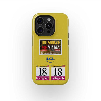 Funda para teléfono Jonas Vingegaard 109.o Tour de Francia Jersey amarillo