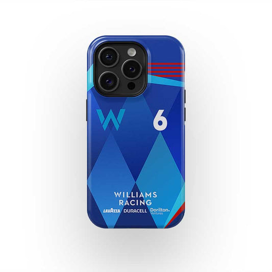 Williams FW44 Latifi Livery iPhone Case – 2022 Racing Tribute