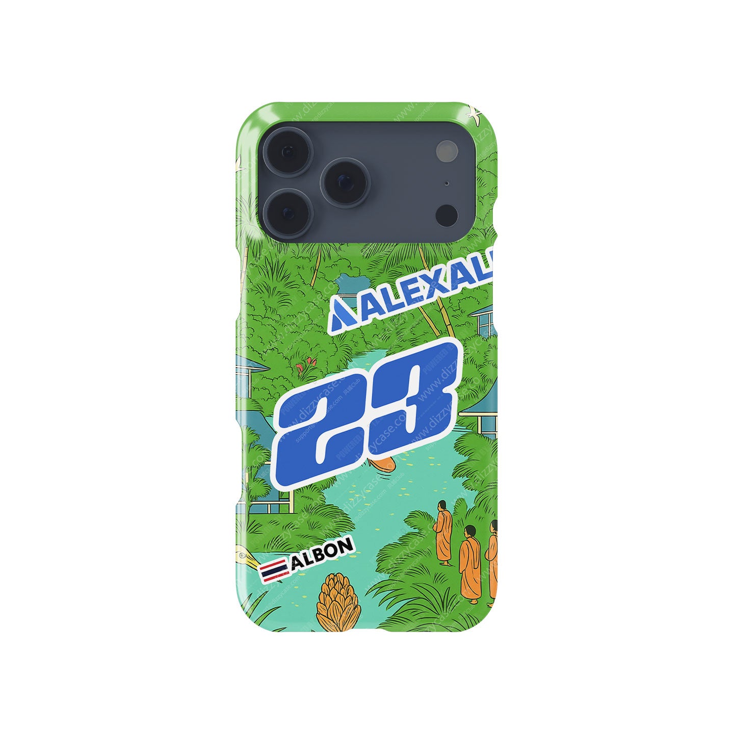 Alex Albon 2025 Singapore GP Helmet iPhone Case – UNICEF Charity Edition