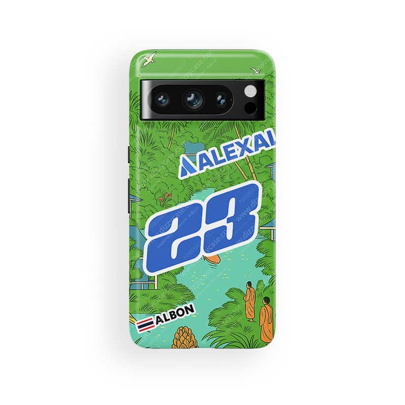Alex Albon 2025 Singapore GP Helmet Google Phone Case – UNICEF Charity Edition for & More