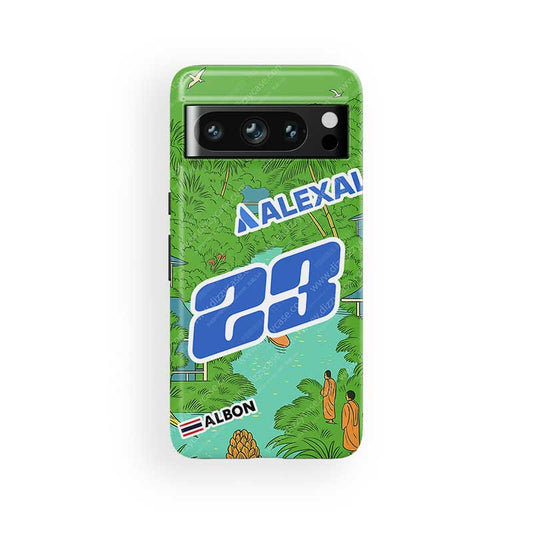 Alex Albon 2025 Singapore GP Helmet Google Phone Case – UNICEF Charity Edition for & More