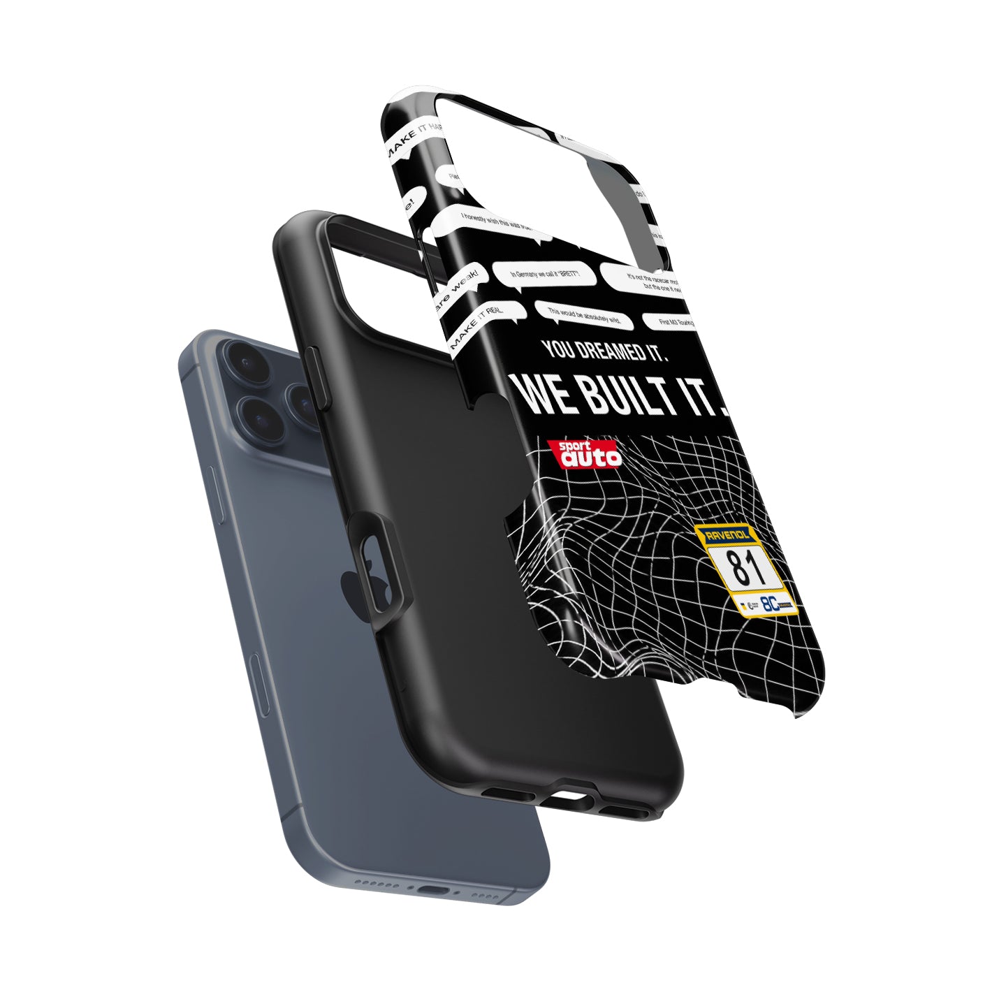 BMW M3 Touring 24H, BMW M Motorsport #81, Nürburgring Racing, Fan Comments Livery, iPhone Case