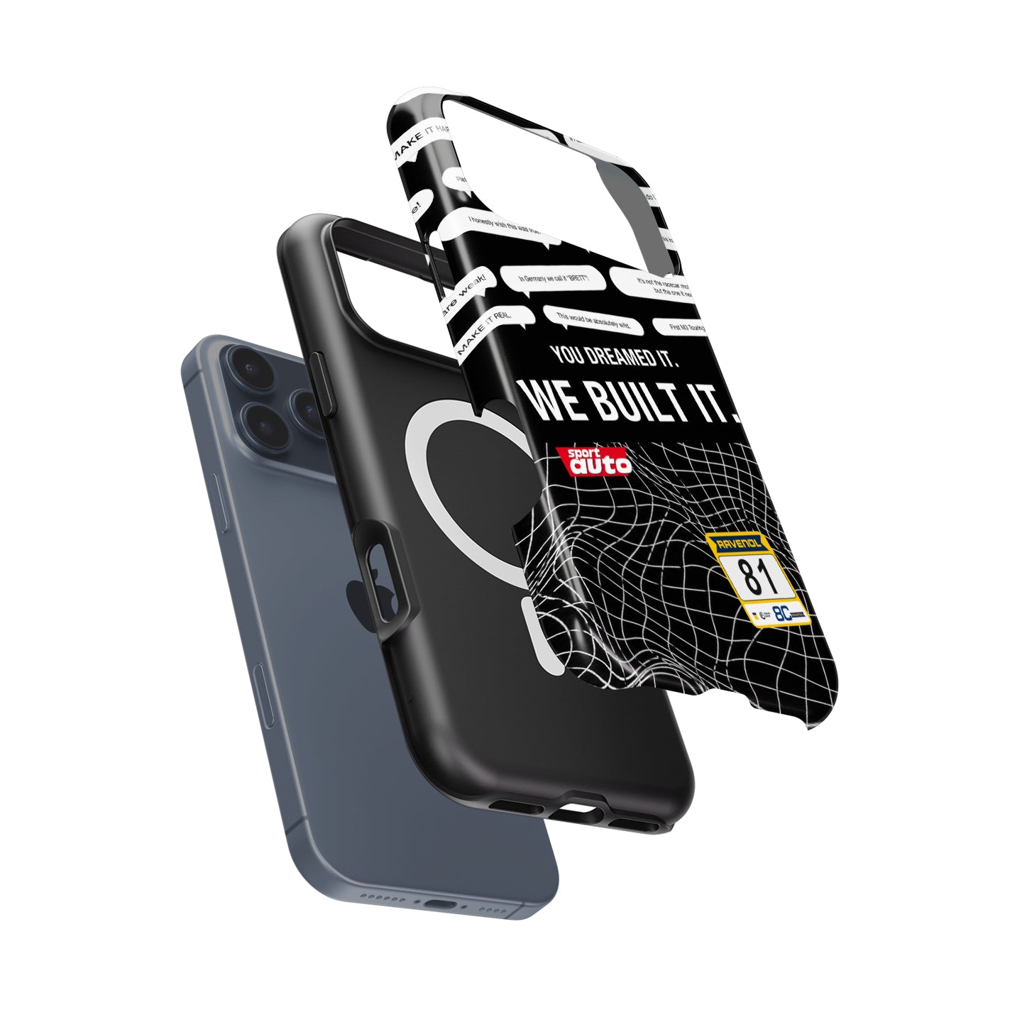 BMW M3 Touring 24H, BMW M Motorsport #81, Nürburgring Racing, Fan Comments Livery, iPhone Case