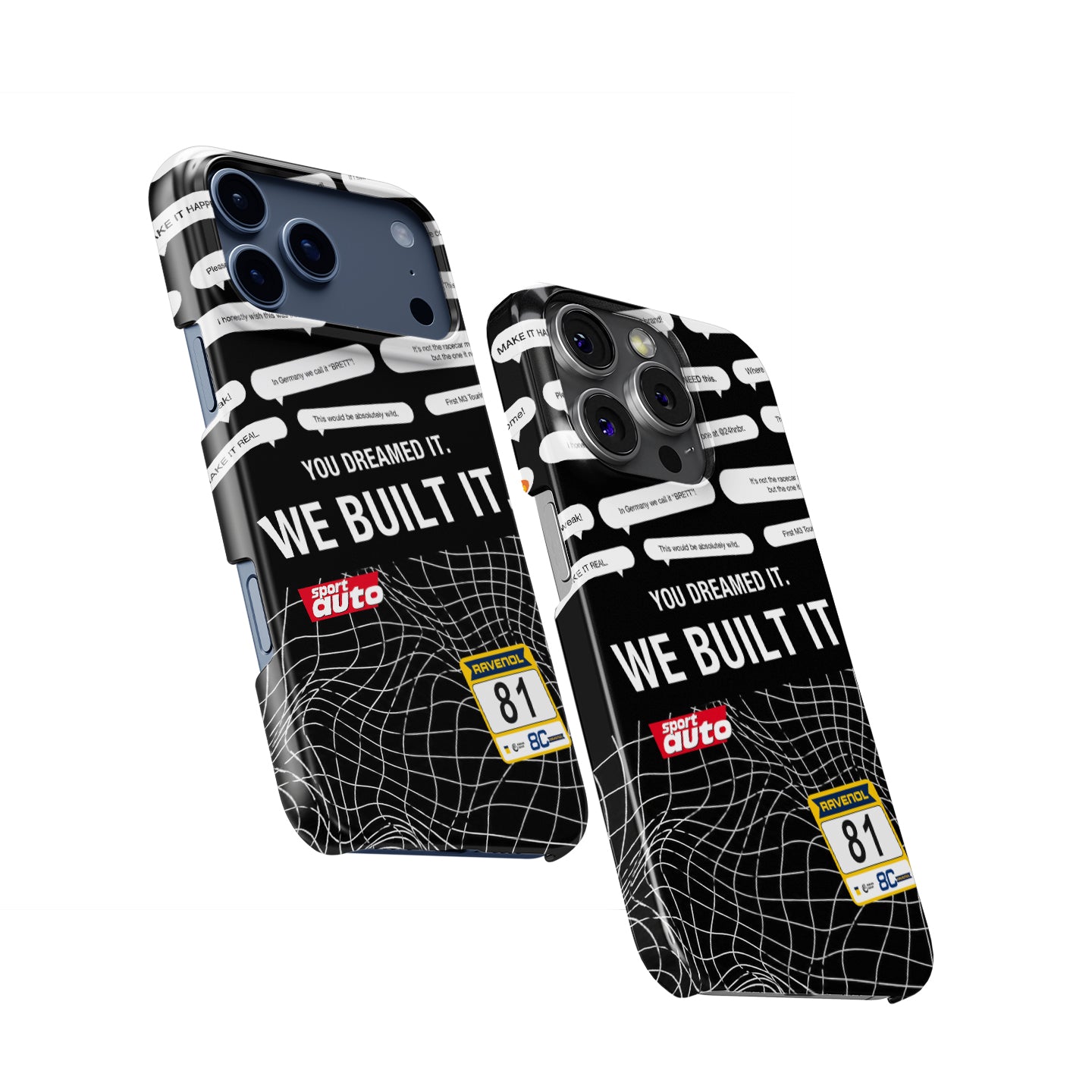 BMW M3 Touring 24H, BMW M Motorsport #81, Nürburgring Racing, Fan Comments Livery, iPhone Case
