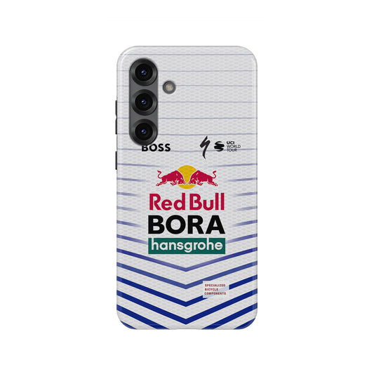 BORA-hansgrohe 2026 White Blue Chevron Cycling Jersey Phone Case for Samsung Galaxy
