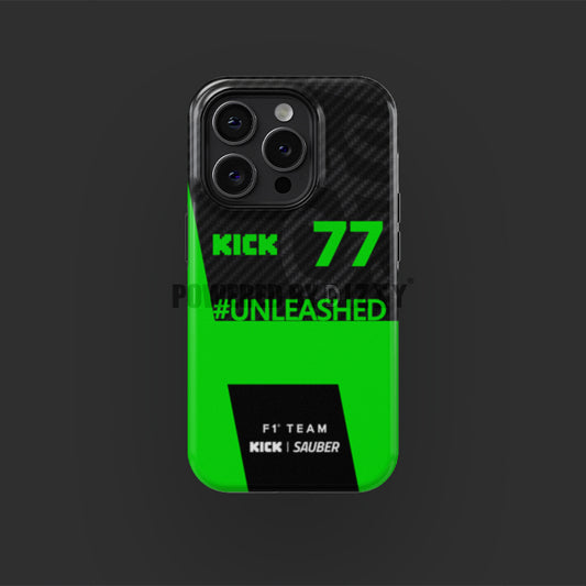 Stake F1 Team Kick Sauber Phone Case - Valtteri Bottas & Zhou Edition by DIZZY