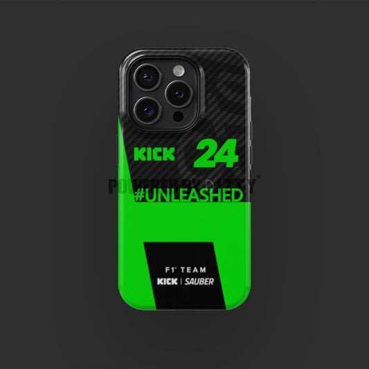 Stake F1 Team Kick Sauber Phone Case - Zhou Guanyu Edition by DIZZY