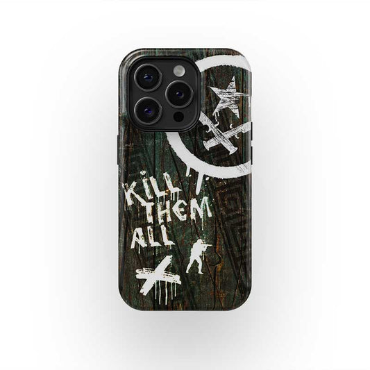 Coque pour iPhone DIZZY Wasteland Rebel AK-47 : un témoignage de résilience