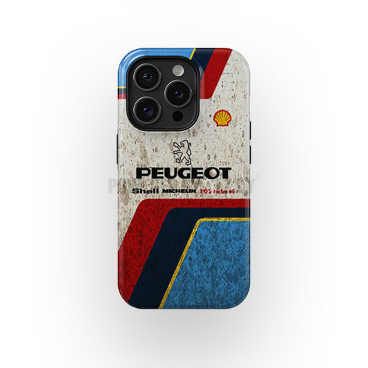 1985 Peugeot 205 T16 WRC Group B Mud Phone Case