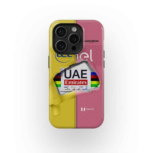 Tadej Pogačar 2024 Triple Crown Cycling Phone Case | UAE Team Emirates | Tour de France Giro d'Italia UCI Championships