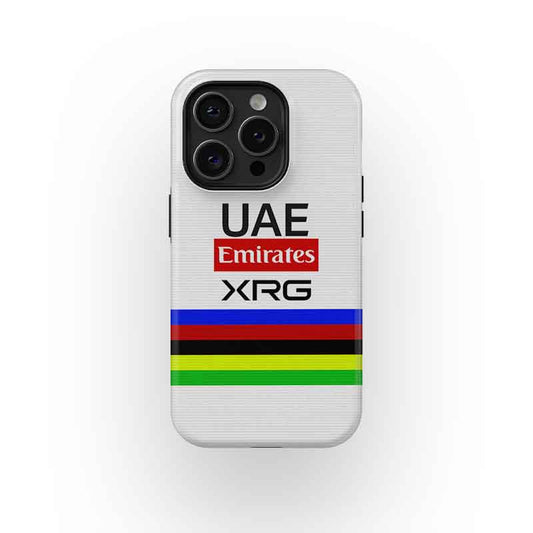 Tadej Pogačar 2024 UCI Road World Championships Rainbow Jersey Designs Phone Case