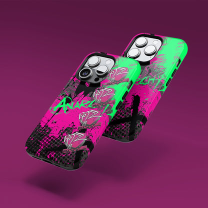 Funda para teléfono DIZZY Neon Revolution AK-47: vitalidad desatada