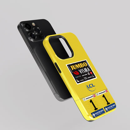 Jonas Vingegaard 2023 Tour de France Yellow Jersey Phone case