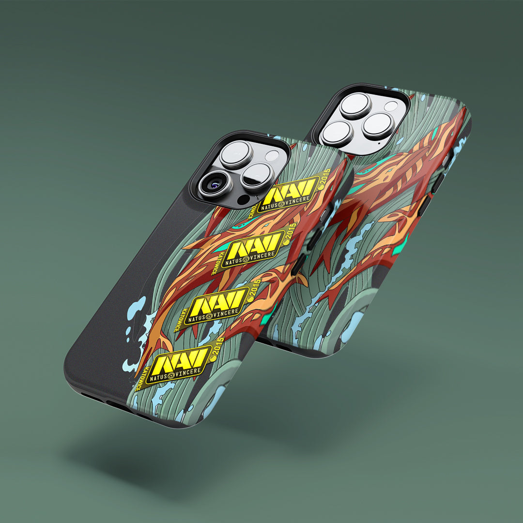 CS / CS2 Phone Case - AK-47 | Aquamarine Revenge with 4x Natus Vincere Katowice 2015 Stickers by DIZZY CASE