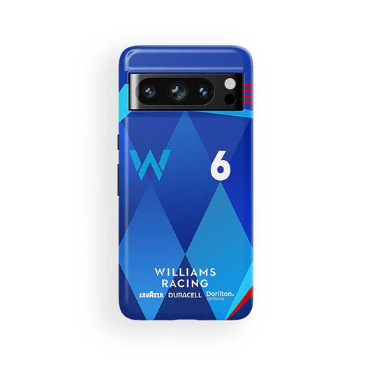 Williams FW44 Latifi Livery Case – For Google, OnePlus, Xiaomi