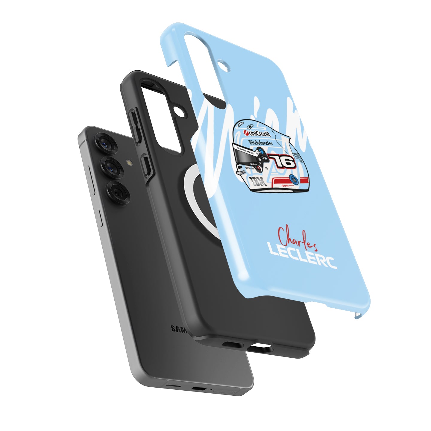 Charles Leclerc Miami GP 2026 F1 Helmet Samsung Case