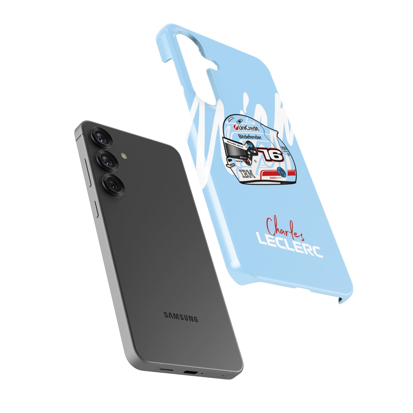 Charles Leclerc Miami GP 2026 F1 Helmet Samsung Case