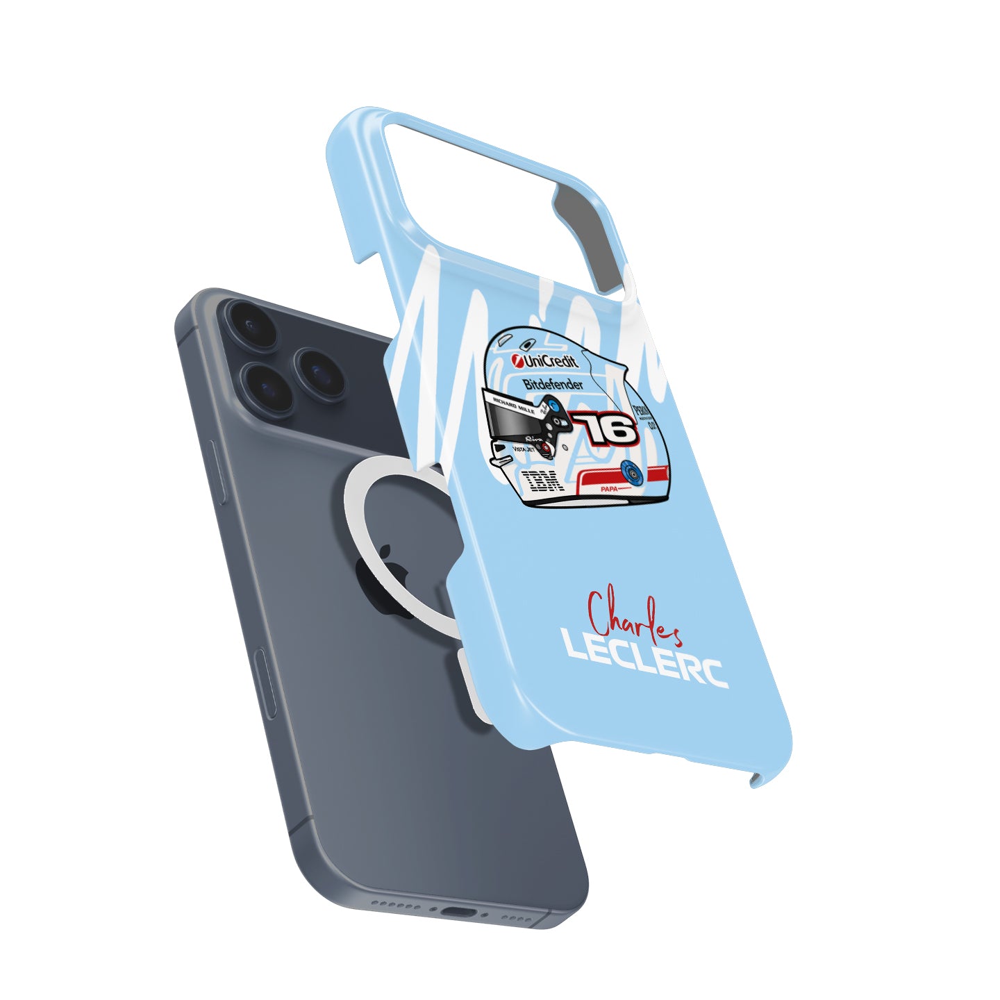 Charles Leclerc Miami GP 2026 Helmet Android Phone Case