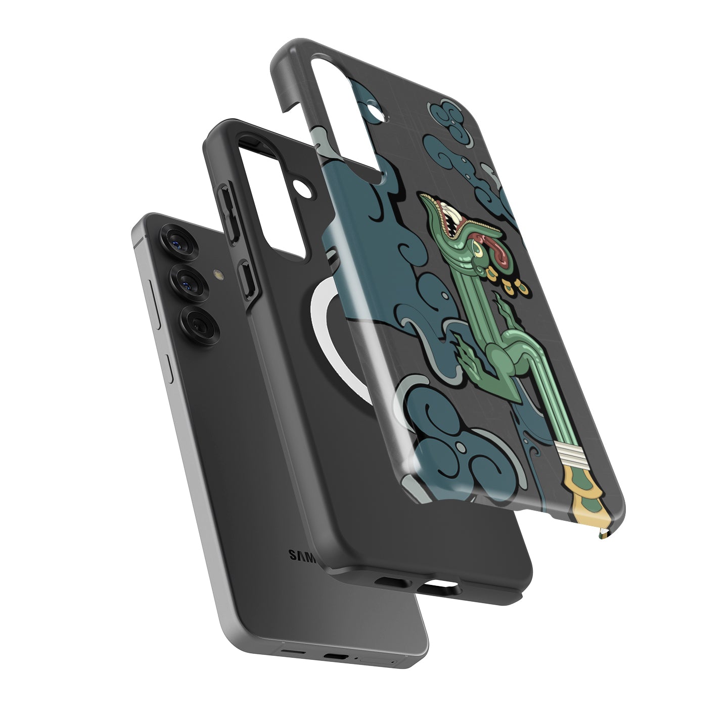AK-47 Fire Serpent CS2 Skin Phone Case – Premium Protection for Samsung