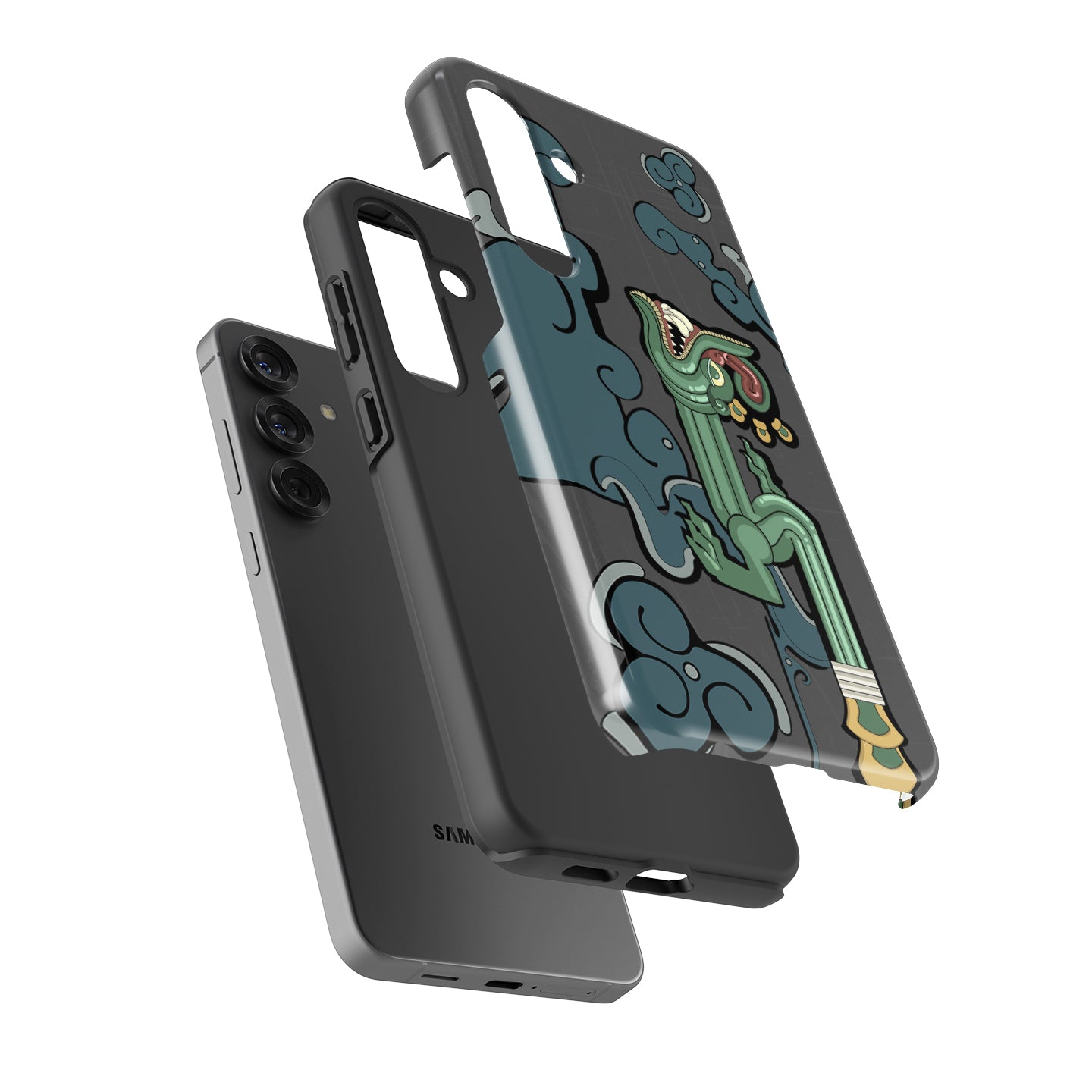 AK-47 Fire Serpent CS2 Skin Phone Case – Premium Protection for Samsung