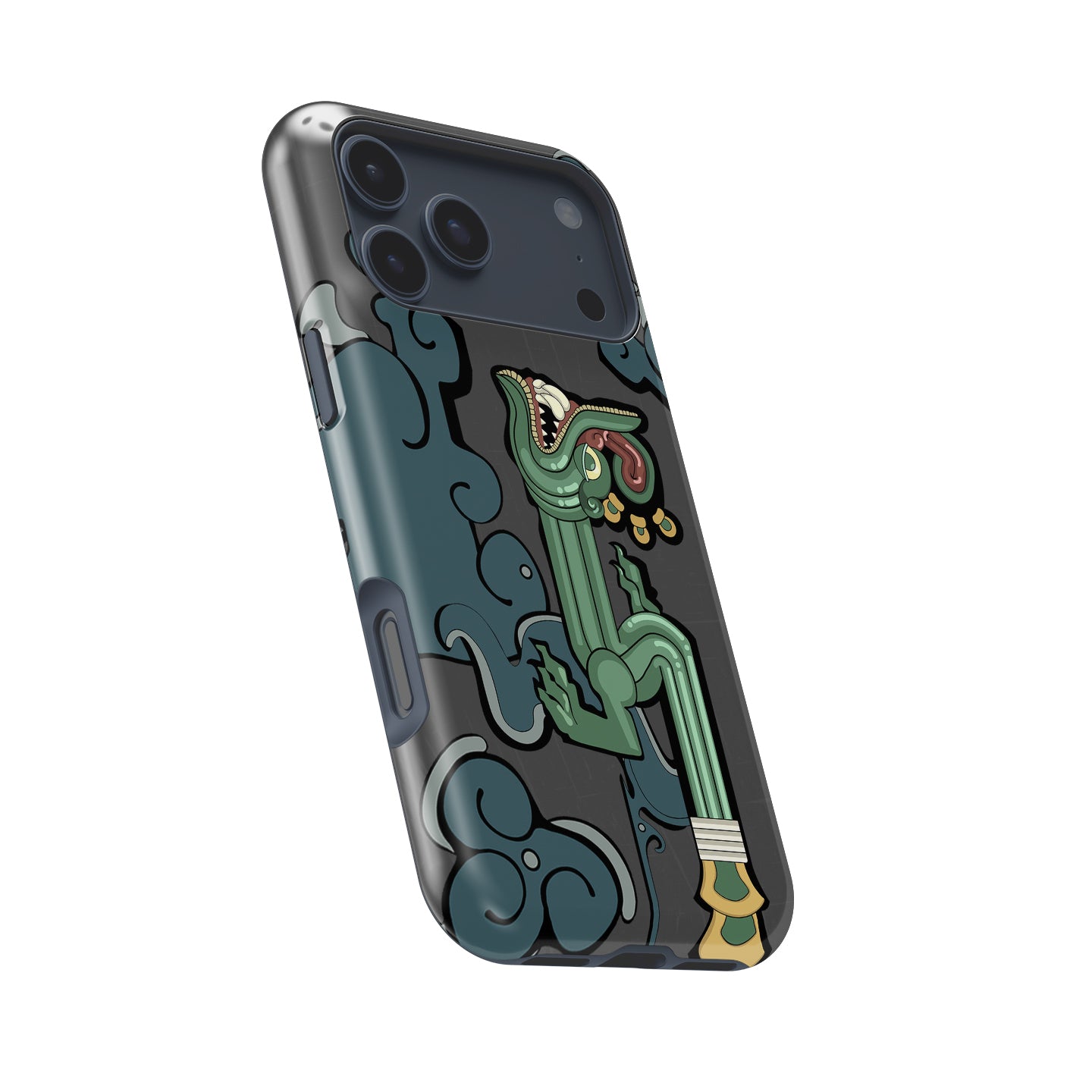 AK-47 Fire Serpent CS2 Skin Phone Case – Premium Protection for iPhone
