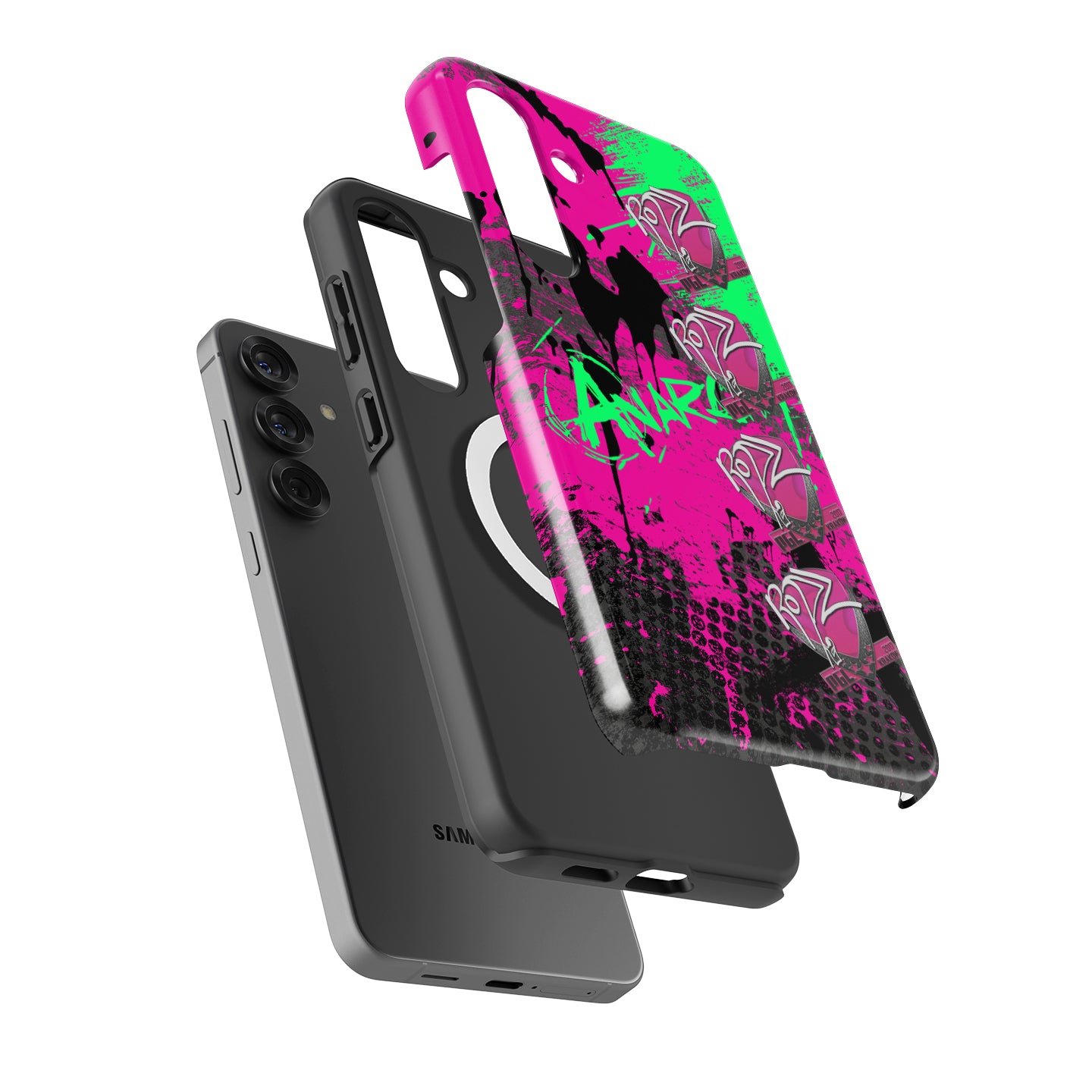 CS / CS2 - AK-47 | Neon Revolution with 4x ropz Krakow 2017 Stickers Phone Case - Samsung Models