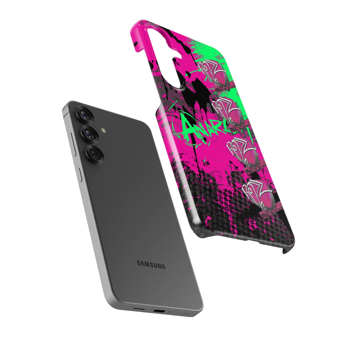 CS / CS2 - AK-47 | Neon Revolution with 4x ropz Krakow 2017 Stickers Phone Case - Samsung Models