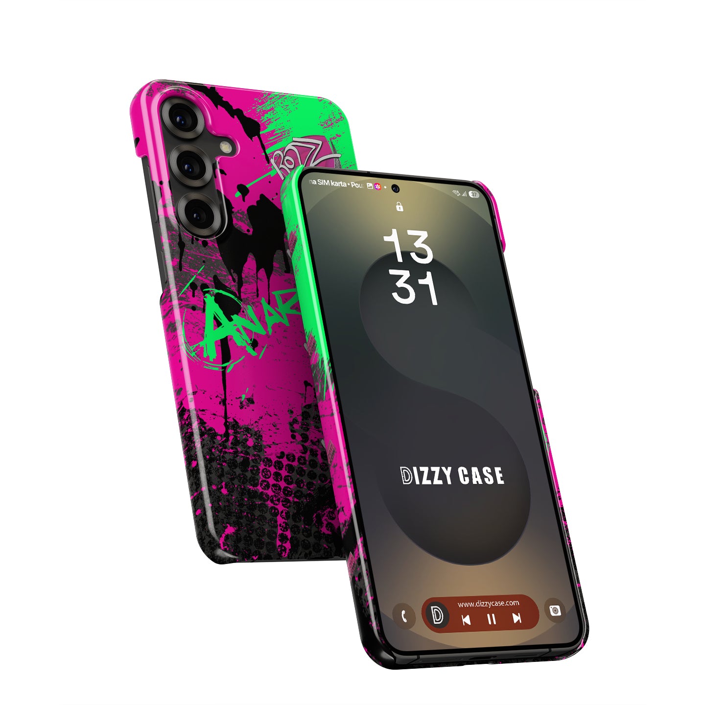 CS / CS2 - AK-47 | Neon Revolution with 4x ropz Krakow 2017 Stickers Phone Case - Samsung Models