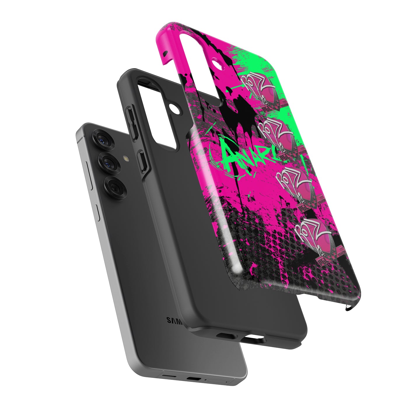 CS / CS2 - AK-47 | Neon Revolution with 4x ropz Krakow 2017 Stickers Phone Case - Samsung Models