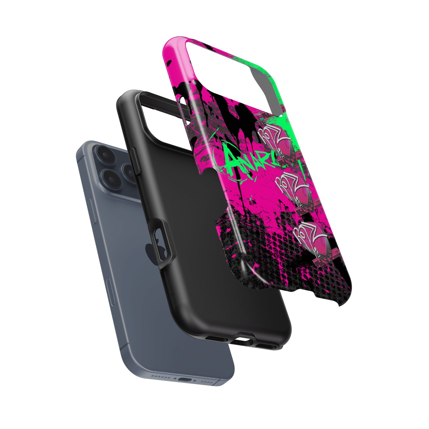 CS / CS2 - AK-47 | Neon Revolution with 4x ropz Krakow 2017 Stickers Phone Case - Other Models
