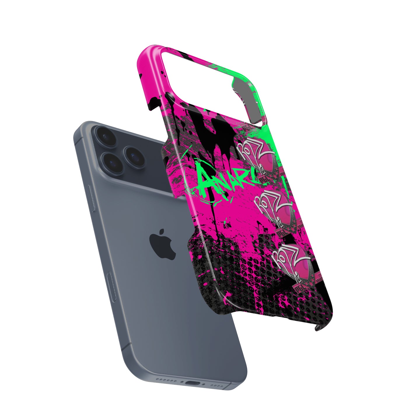 CS / CS2 - AK-47 | Neon Revolution with 4x ropz Krakow 2017 Stickers Phone Case - Apple Models