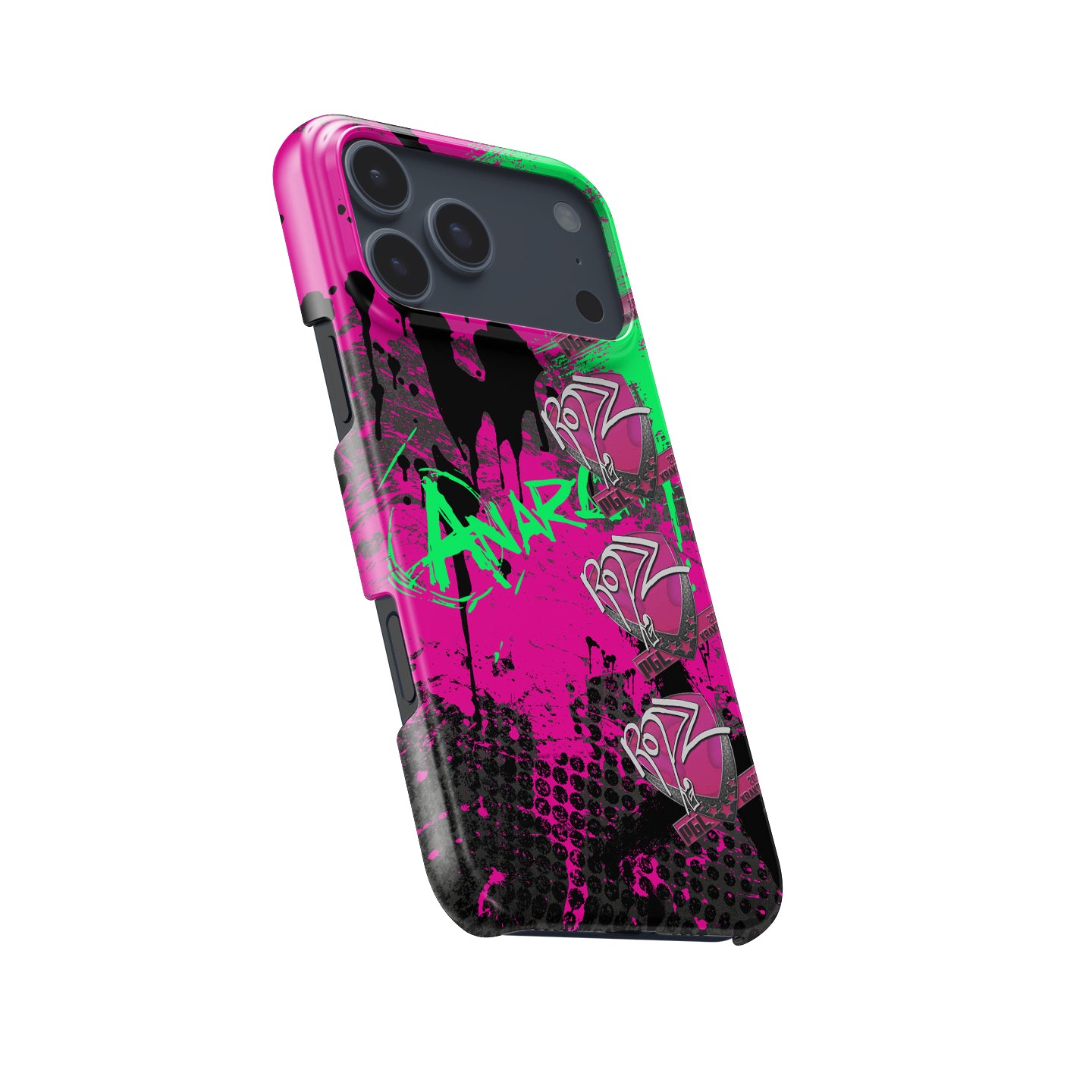CS / CS2 - AK-47 | Neon Revolution with 4x ropz Krakow 2017 Stickers Phone Case - Apple Models