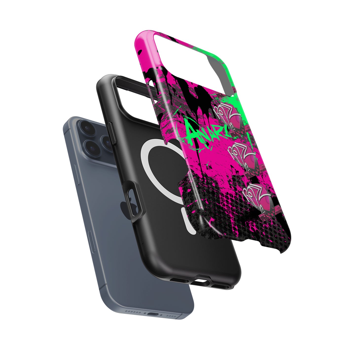 CS / CS2 - AK-47 | Neon Revolution with 4x ropz Krakow 2017 Stickers Phone Case - Other Models