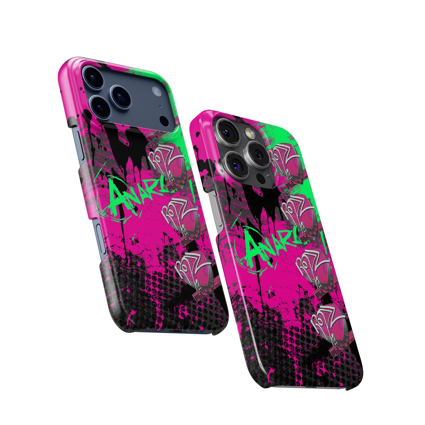 CS / CS2 - AK-47 | Neon Revolution with 4x ropz Krakow 2017 Stickers Phone Case - Apple Models