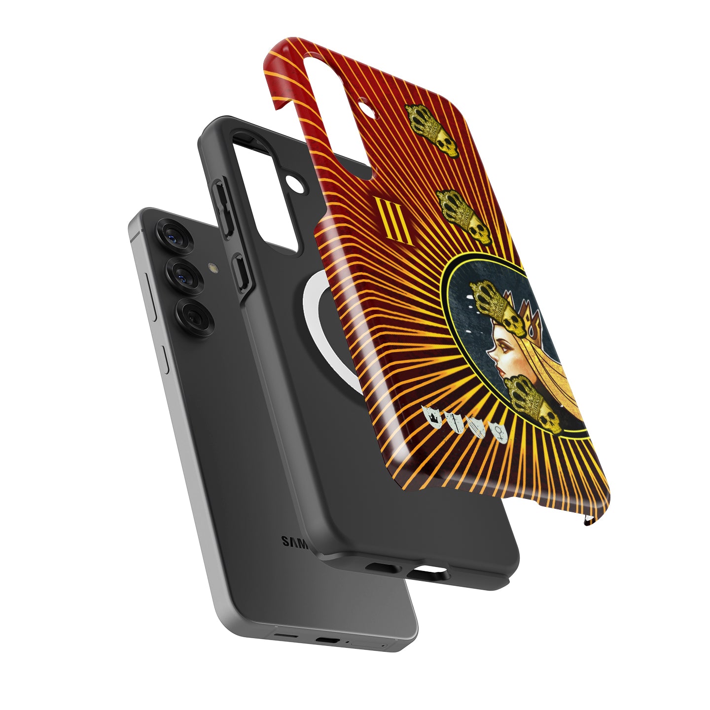 CSGO/CS2 AK-47 | The Empress + 4x Sticker | Crown (Foil) Phone Case - Samsung Models