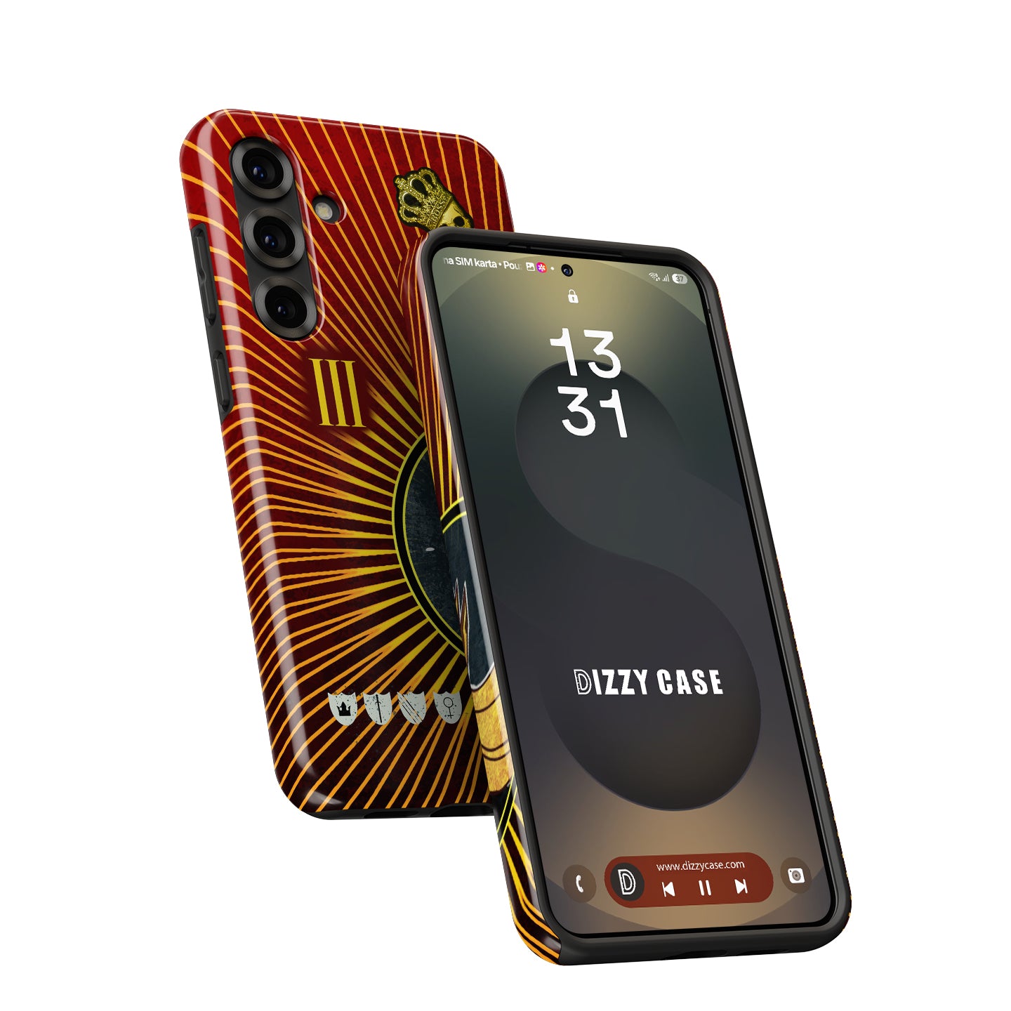 CSGO/CS2 AK-47 | The Empress + 4x Sticker | Crown (Foil) Phone Case - Samsung Models
