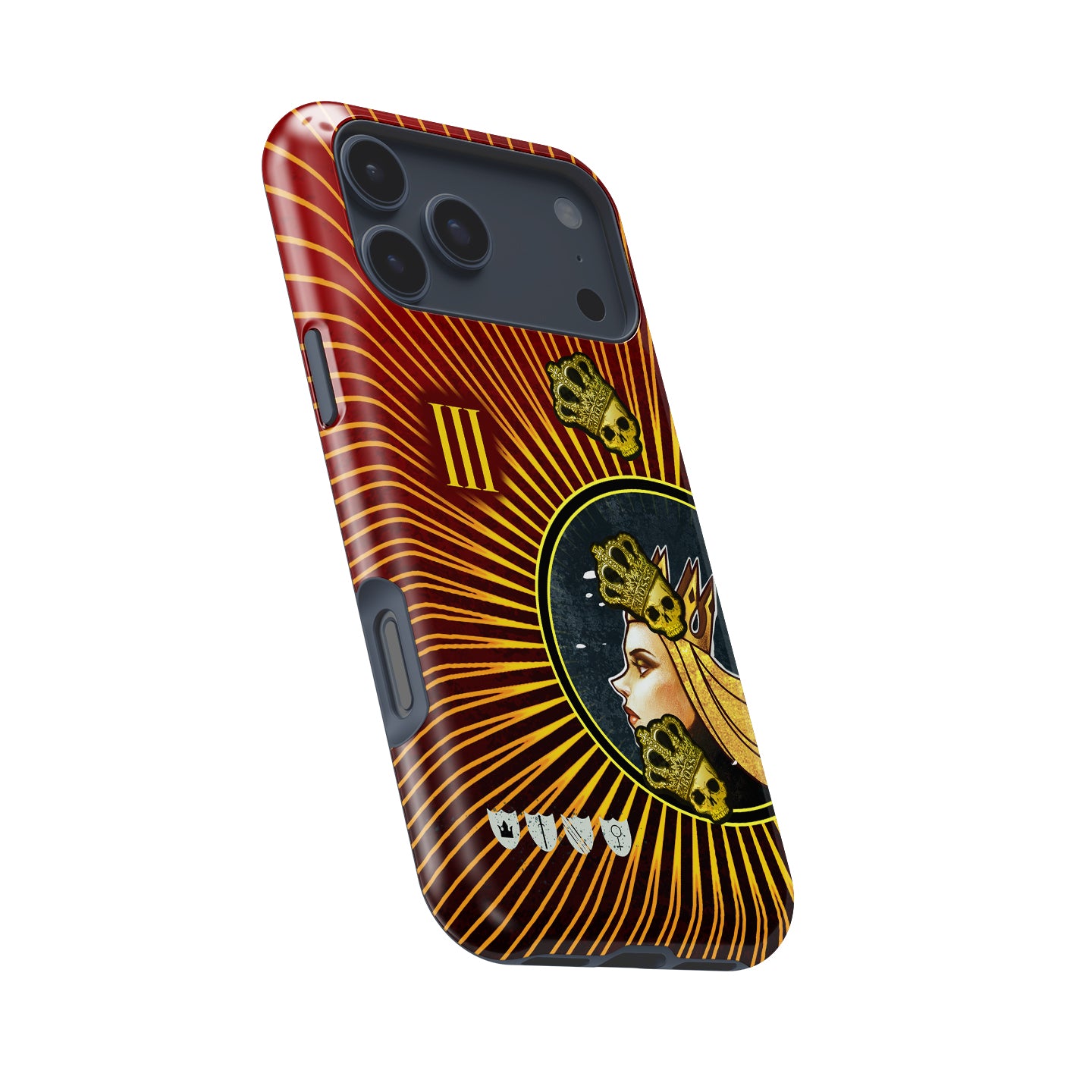 CSGO CS2 AK-47 | The Empress + 4x Sticker | Crown (Foil) iPhone Case by DIZZY CASE