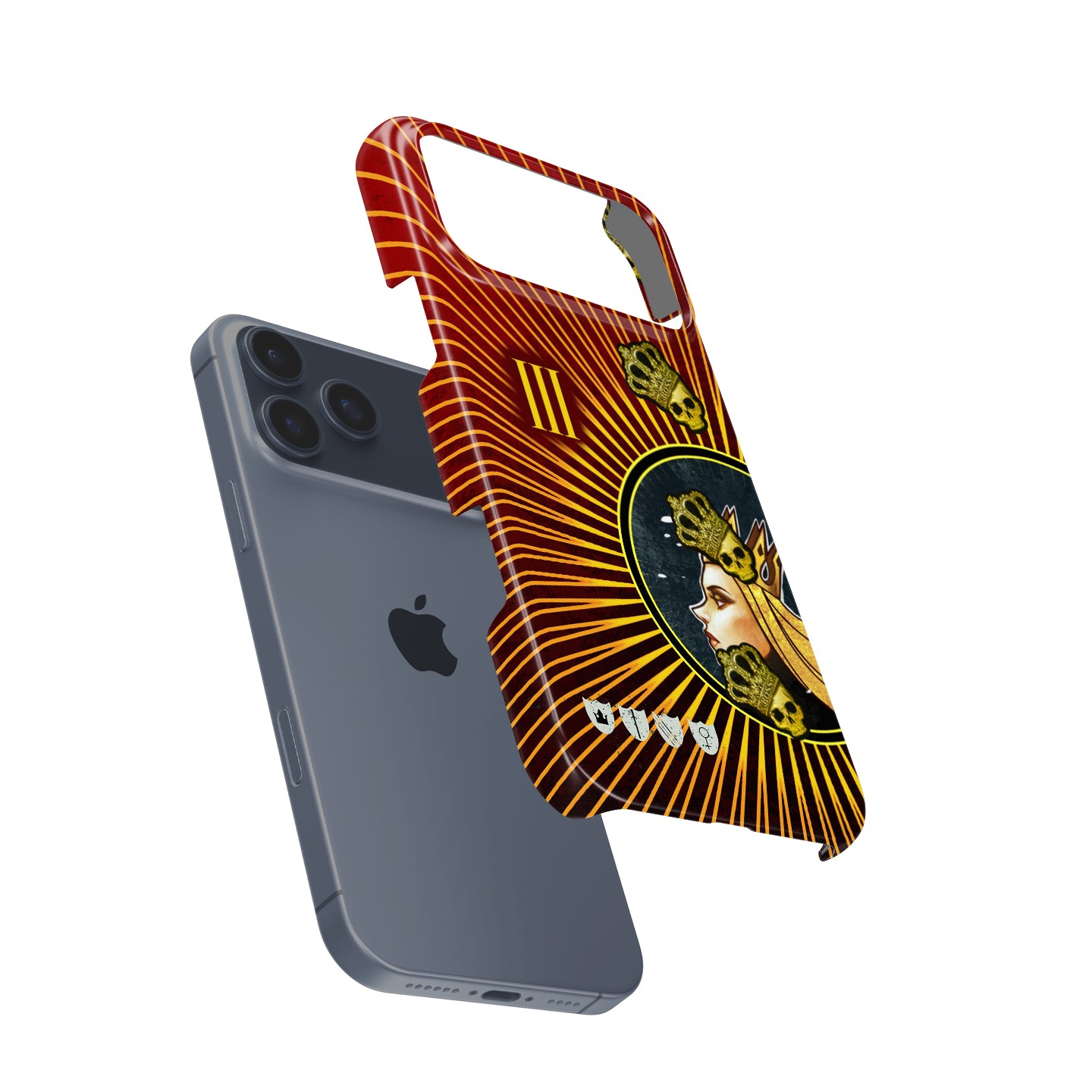 CSGO CS2 AK-47 | The Empress + 4x Sticker | Crown (Foil) iPhone Case by DIZZY CASE