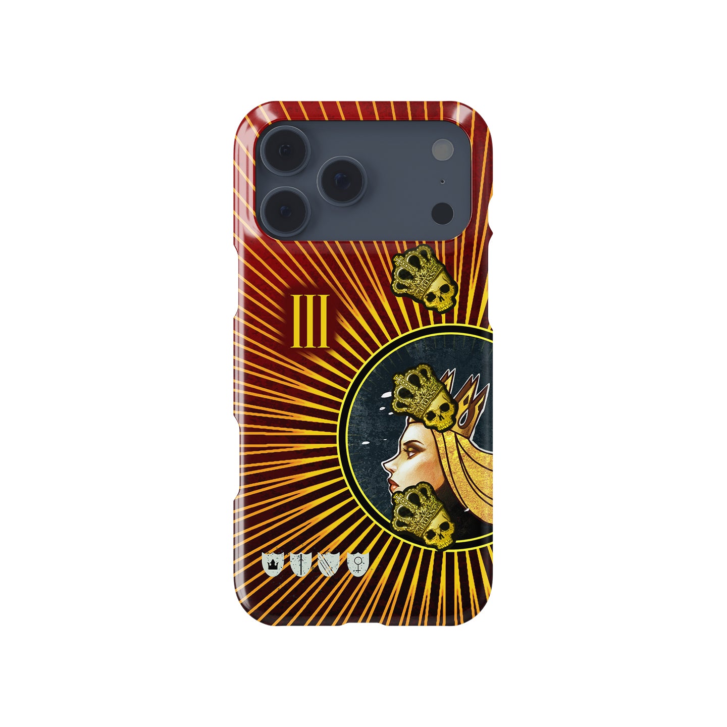 CSGO CS2 AK-47 | The Empress + 4x Sticker | Crown (Foil) iPhone Case by DIZZY CASE