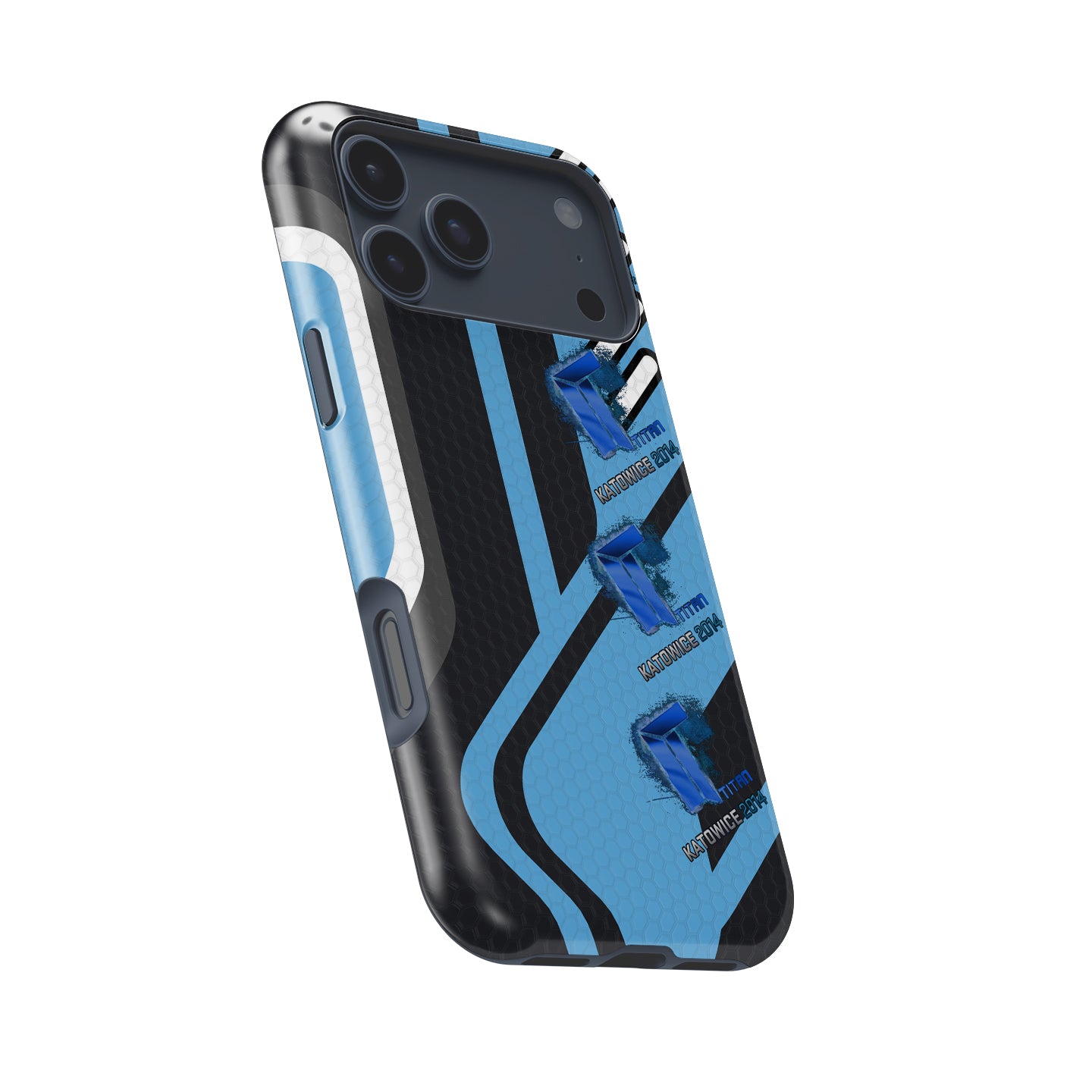 CS / CS2 AK-47 | Vulcan Skin 4×Sticker | Titan | Katowice 2014 Phone Case